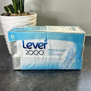 Lever 2000 Perfectly Fresh Original 4 oz Bar Soap 6 Bars Y2K SEALED